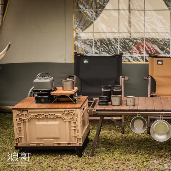 CampingBar 狂派箱 50L 第二件半價 韓國製【綠色工場】<早鳥優惠> 收納箱 側開收納箱 摺疊 露營 戶外箱