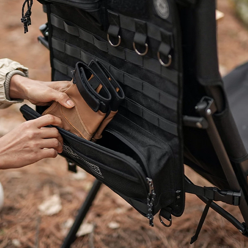 【綠色工場】KAZMI KZM 工業風椅背置物袋 掛物袋 側掛袋 軍風置物袋 軍綠/黑色