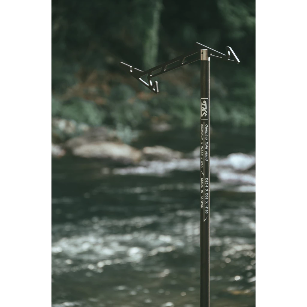 【綠色工場】TKS 邀月燈柱 露營燈住 實木燈柱 鐵件燈柱 鋁合金燈柱 90-180cm 露營燈掛柱 含收納袋 台灣製