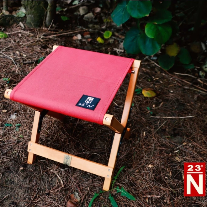 【綠色工場】『限時特惠』北緯 逗點 北歐原木兩用桌邊椅 小桌折凳二合一 附收納袋 單人凳 便攜桌 露營桌椅