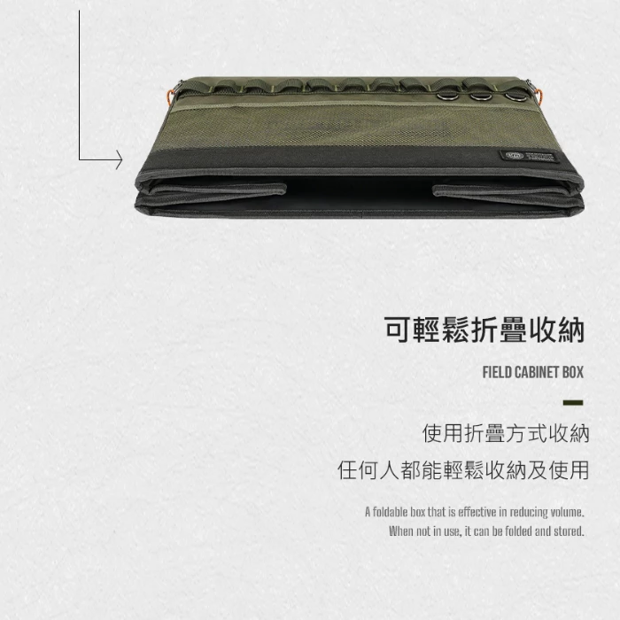 【綠色工場】KAZMI KZM 工業風前開式折疊收納箱 收納盒 硬殼收納 行李袋 收納箱 行李袋 手提袋 露營收納