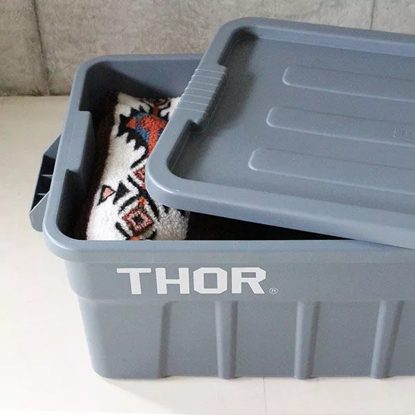 日本限定 Thor Large Totes With Lid 75L 多功能層疊方形收納箱【綠色工場】收納箱 置物箱