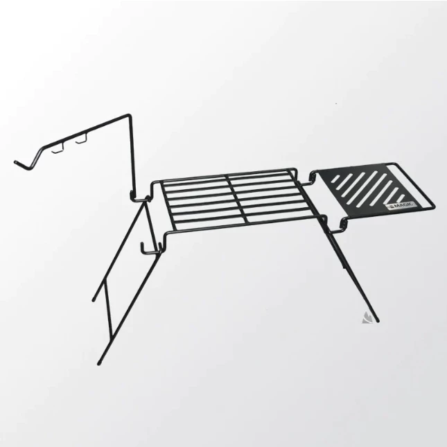 MAGIC 美極客 鍛鐵焚火料理架【綠色工場】鑄鐵桌 燒烤桌 可直火使用 RV-IRON045