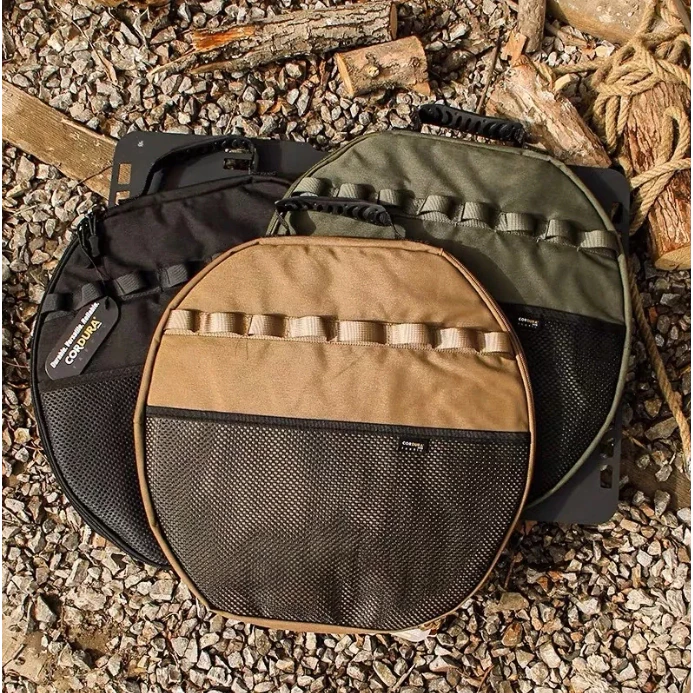 42cm烤盤收納袋 CORDURA面料【綠色工場】煎盤收納袋 煎鍋收納袋 烤盤手提袋 手提袋 鍋具收納袋