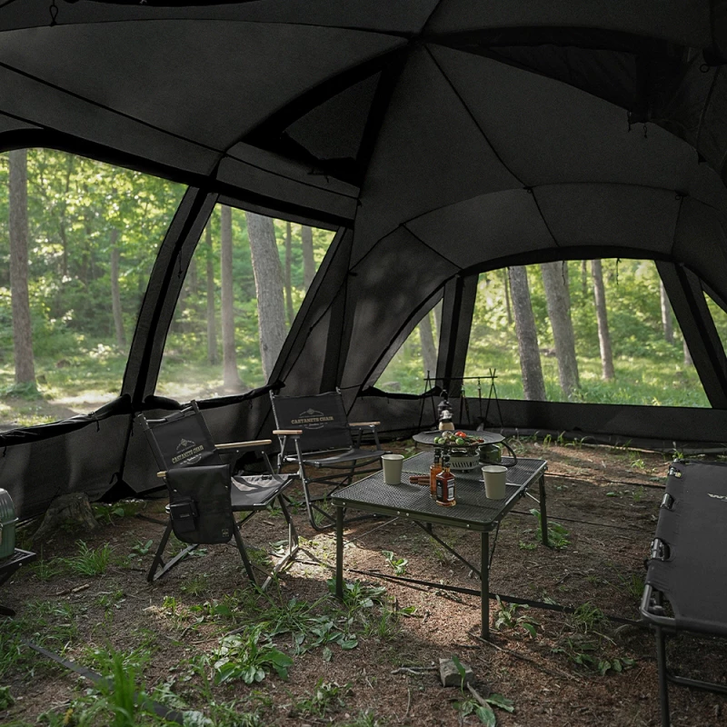 KAZMI KZM ATTICA ROYAL B 阿提卡豪華別墅帳【綠色工場】別墅帳 一房一廳 黑膠帳 隧道帳 四季帳