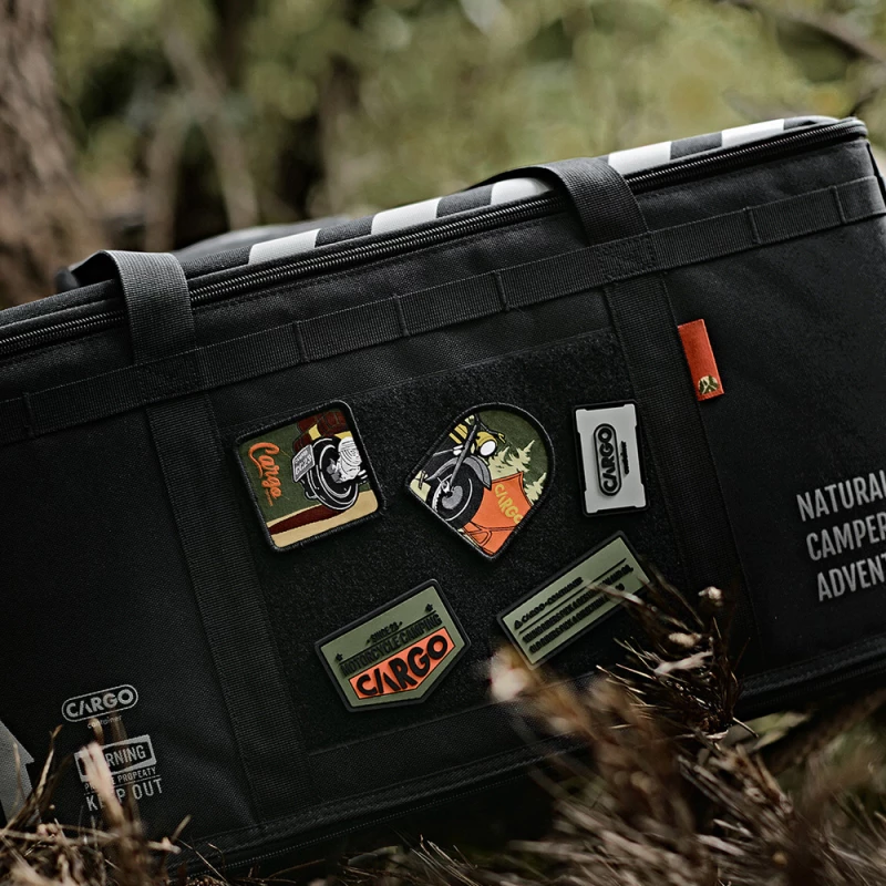 CARGO 復古風徽章【綠色工場】魔鬼氈黏貼 收納袋飾品 裝飾貼 裝飾小物 飾品