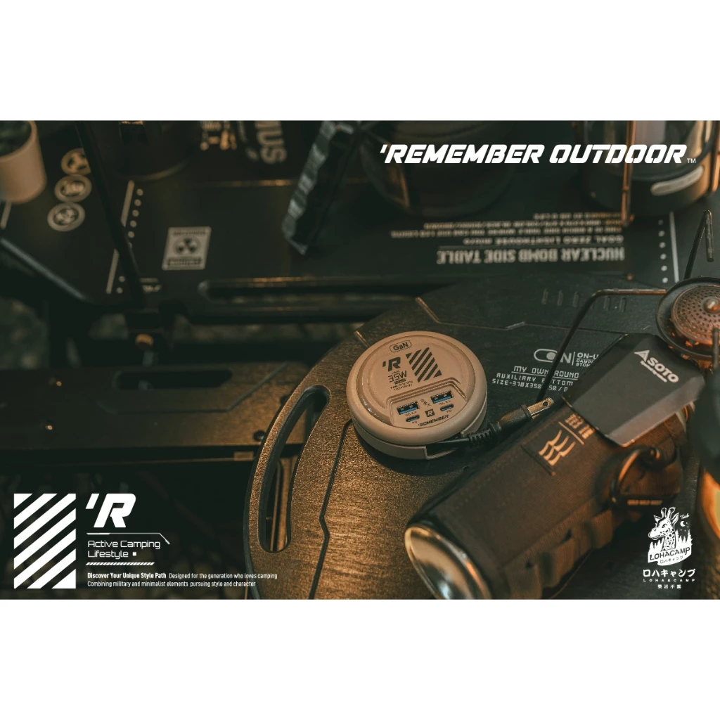 樂活不露 氮化鎵閥充電源供應器【綠色工場】EC-04 USB充電線 Type-C孔位 可同時充電多個裝置 手機平板充電器