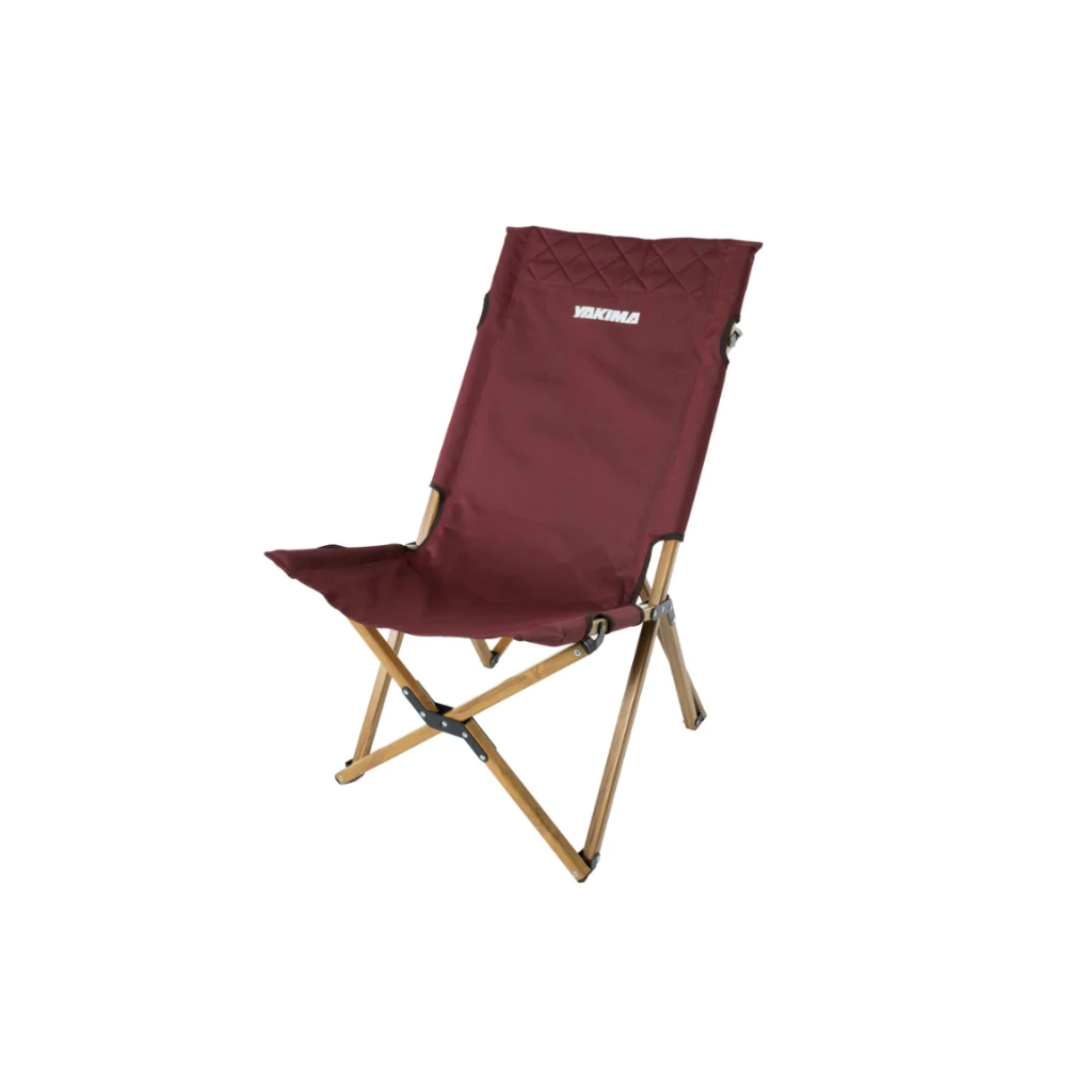 Yakima 鋁管木紋櫸木椅【綠色工場】露營椅 折疊椅 大川椅 休閒椅 鋁合金骨架 附收納袋 酒紅色