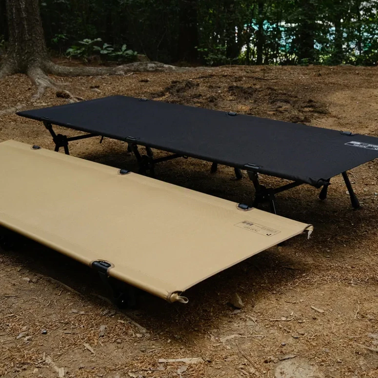 POLARIS北極星 戰術行軍床【綠色工場】行軍床 露營床 睡床 折疊床 單人睡床 露營野營 附收納袋 黑色/沙色