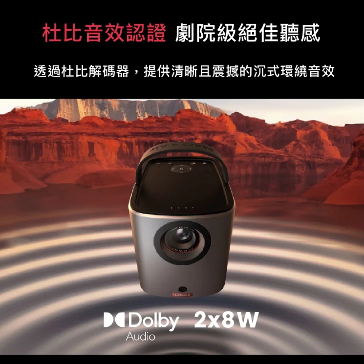 NEBULA Mars 3 Air 無線投影機(加贈包包)【綠色工場】雷射微型投影機 家用投影機 商用投影機 1080P