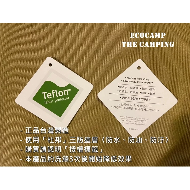 復古軍風防潮墊｜野餐墊【綠色工場】300x300cm｜MIT 軍風戰術野營地墊露營美學 防水地墊 沙色地墊 Teflon
