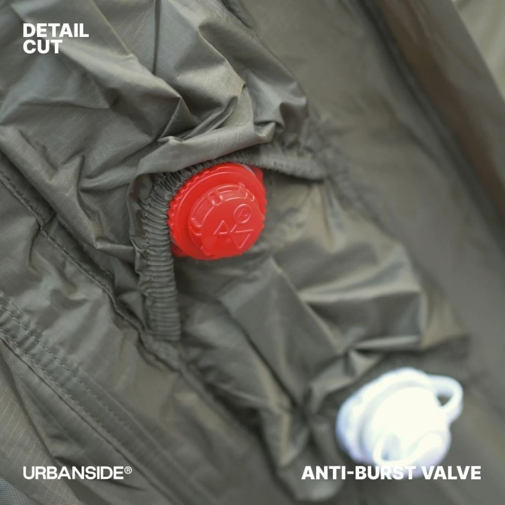 URBANSIDE｜EASY CABIN AIR TENT｜充氣式隧道帳 【綠色工場】充氣帳 氣柱帳 一房一廳 帳篷