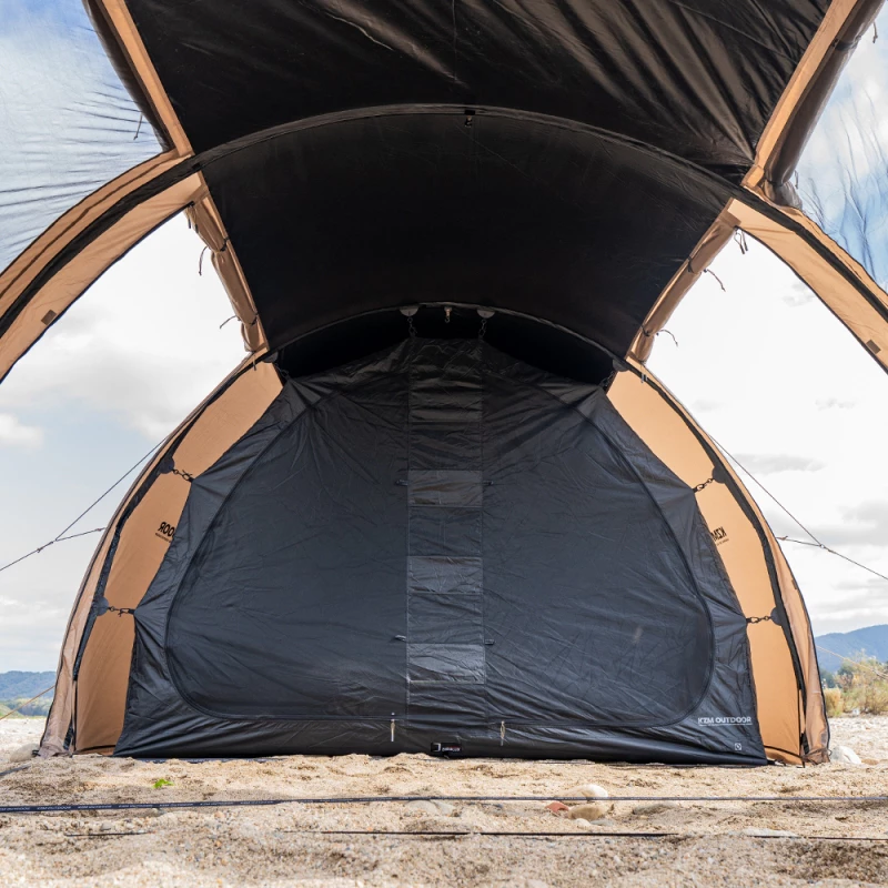 KZM 獵戶座四環帳【綠色工場】SUMMIT ARC 隧道帳 露營帳篷 一房一廳 四季帳篷 4人帳 別墅帳 家庭帳