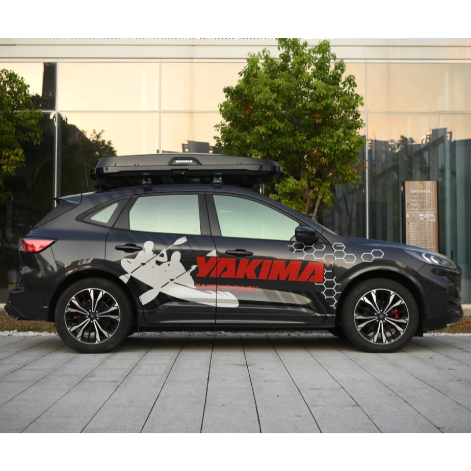 Yakima HELLA FLUSH 低風阻車頂箱【綠色工場】車頂行李箱 置物箱 車頂漢堡 書包 行李箱 黑色雙開