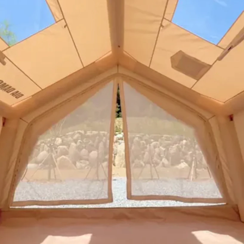 DIA DAMO 迪達蒙S13 PRO【綠色工場】科技棉充氣帳 TC棉 氣柱帳 台灣氣柱保固三年 露營帳篷 一房一廳