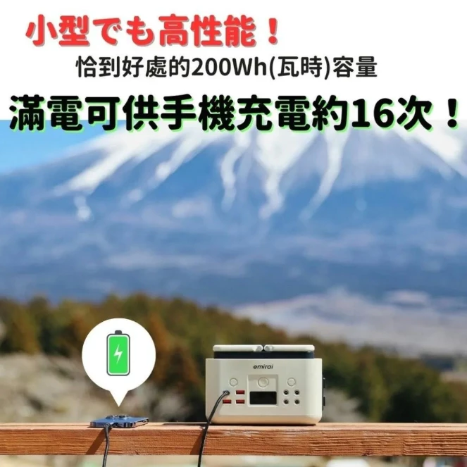Emirai EMR310儲能小瓦力【綠色工場】行動電源 儲能電源 移動電源 行動電站 儲能電站 磷酸鋰鐵電池 總代理貨