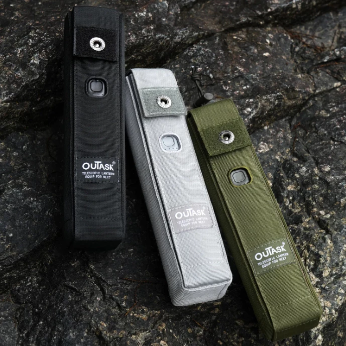 OUTASK｜伸縮燈收納包【綠色工場】原廠發行｜伸縮燈收納提袋 巨根收納袋