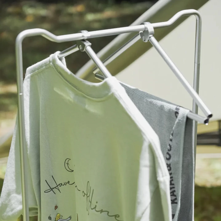 Offline 向量 y 衣架【綠色工場】衣掛架 摺疊衣架 行旅行衣架 曬衣 晾衣 曬衣架 掛勾 居家 出遊 登山 露營