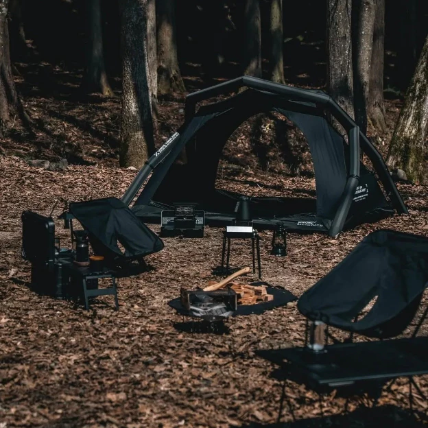 CAMVIL GODONG AIR 充氣田螺帳 2P【綠色工場】露營帳篷 充氣帳 4人帳篷 TC棉帳篷 氣柱帳