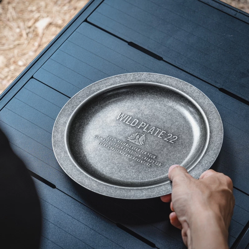 CARGO 直火餐盤【綠色工場】18/22cm 露營餐盤 露營餐盤 圓盤 露營盤 托盤 不鏽鋼盤 露營炊具 盤子