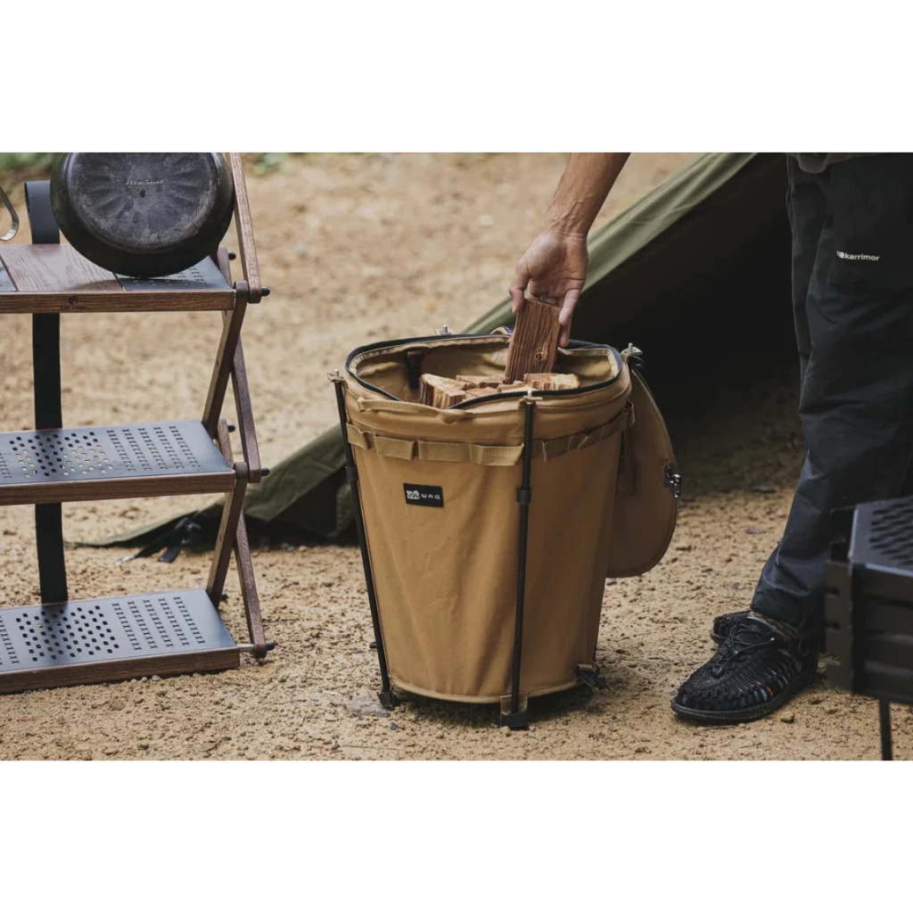 WAQ 多功能垃圾桶【綠色工場】收納桶 置物桶 收濕帳桶 洗衣桶 多功能摺疊桶 防水磁吸 Trash Box