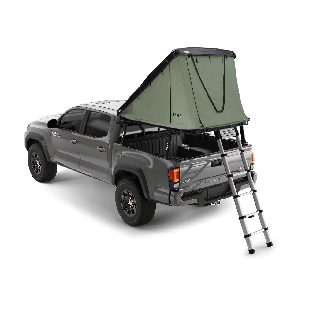 【綠色工場】Thule Basin Wedge 硬殼式二人車頂帳黑色 硬頂車頂帳篷 三角帳 2人帳 露營帳篷 野營