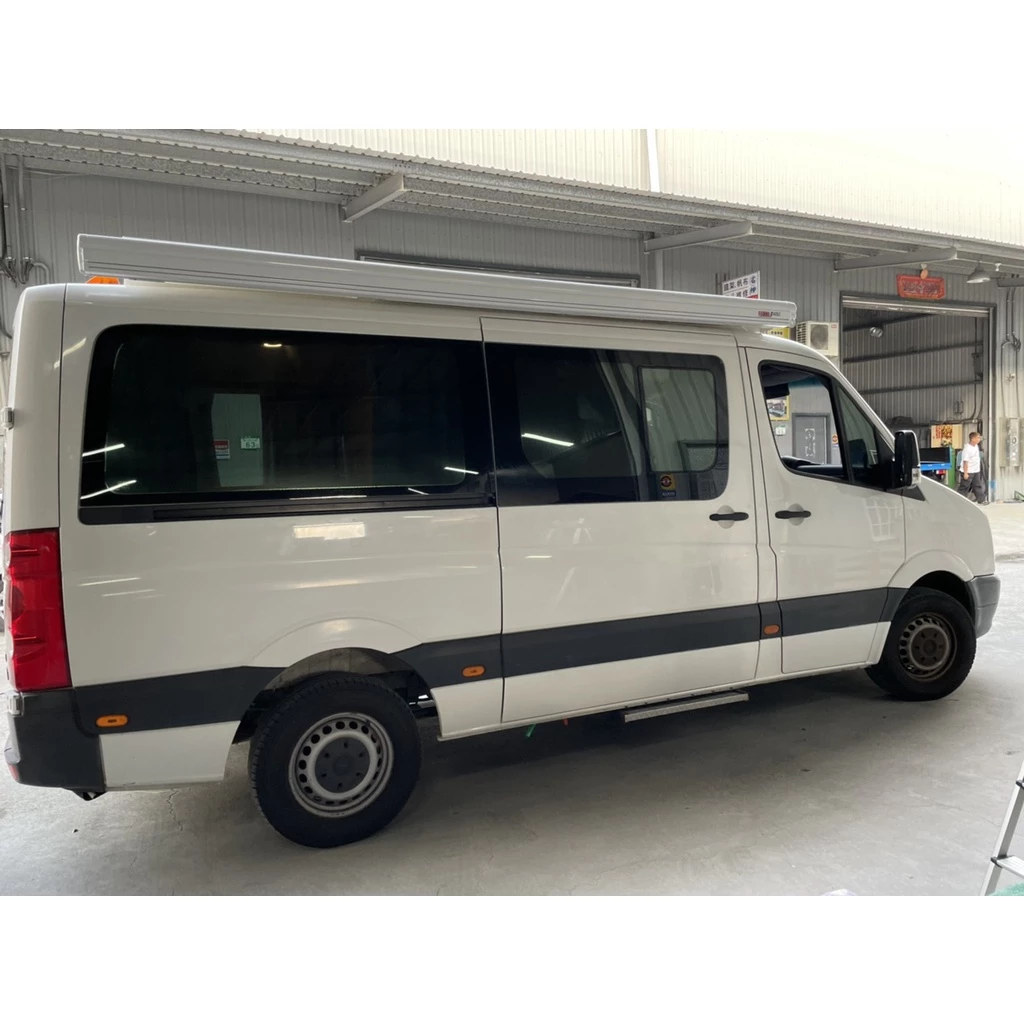 FIAMMA F45S 車邊帳 350 【綠色工場】限量白色 車邊帳篷 天幕 客廳帳 遮陽帳 露營車 車頂架 車宿 車泊