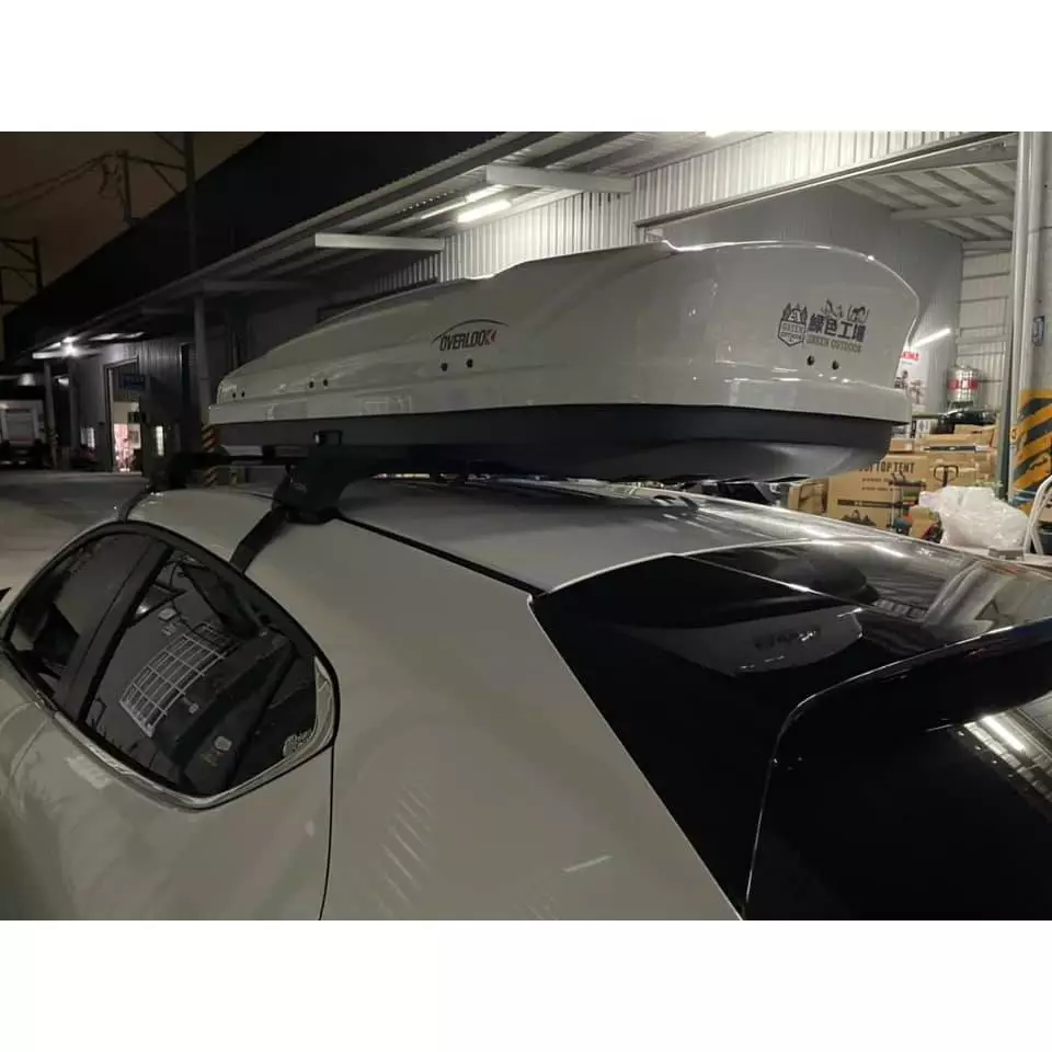 Overlook S2 雙系統/鑰匙式車頂箱 【綠色工場】450L 雙開快拆夾具 車頂箱 車頂置物箱 行李箱 車頂漢堡