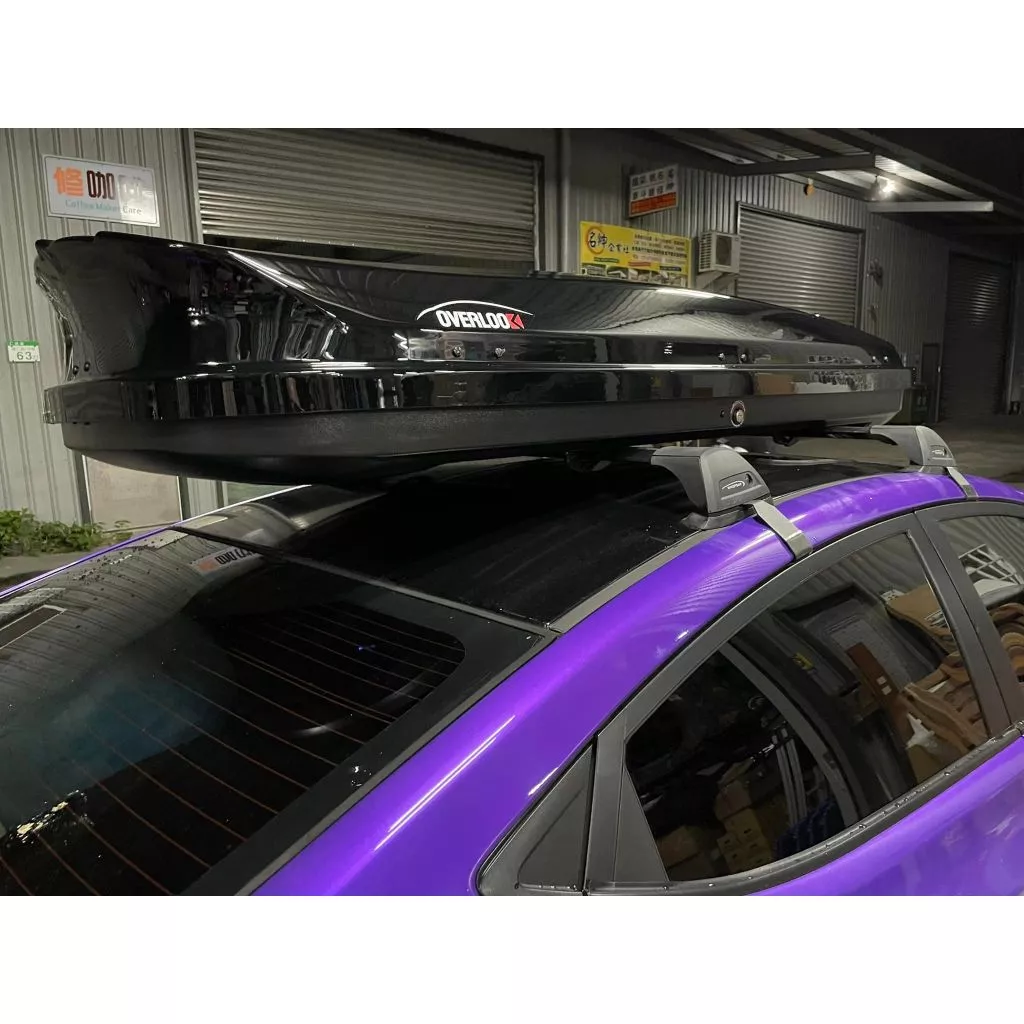 Overlook V3 雙系統/鑰匙車頂行李箱 【綠色工場】450L 雙開快拆夾具 車頂箱 車頂置物箱 行李箱 車頂漢堡
