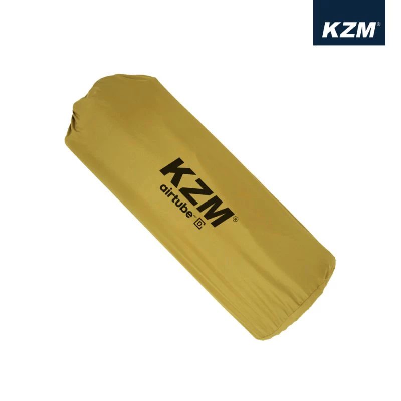 【綠色工場】KAZMI KZM 自動充氣雙人床墊(卡其) (K20T3M003) 充氣床 露營睡墊 氣墊床 床墊 充氣墊