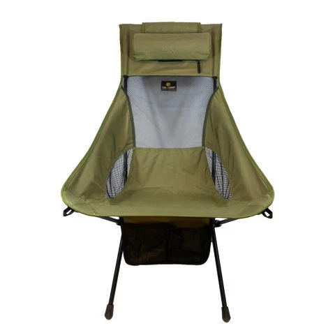 【綠色工場】OWL CAMP 舒適高背椅 露營折疊椅 便攜椅 摺疊椅 月亮椅 收納椅 登山椅 野營椅 變形蟲椅 露營