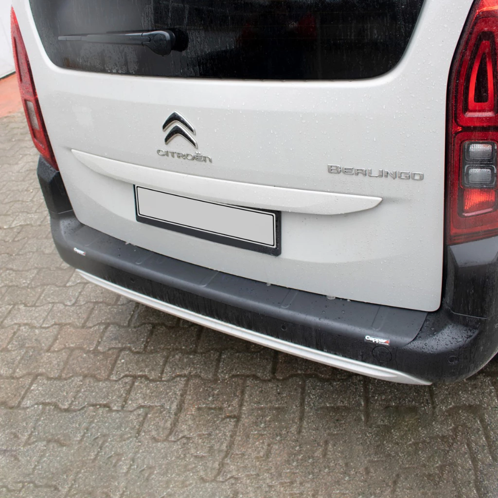 【綠色工場】雪鐵龍 berlingo 布丁狗 專用後保桿不鏽鋼下護板 防刮板 含安裝費用 汽車精品改裝