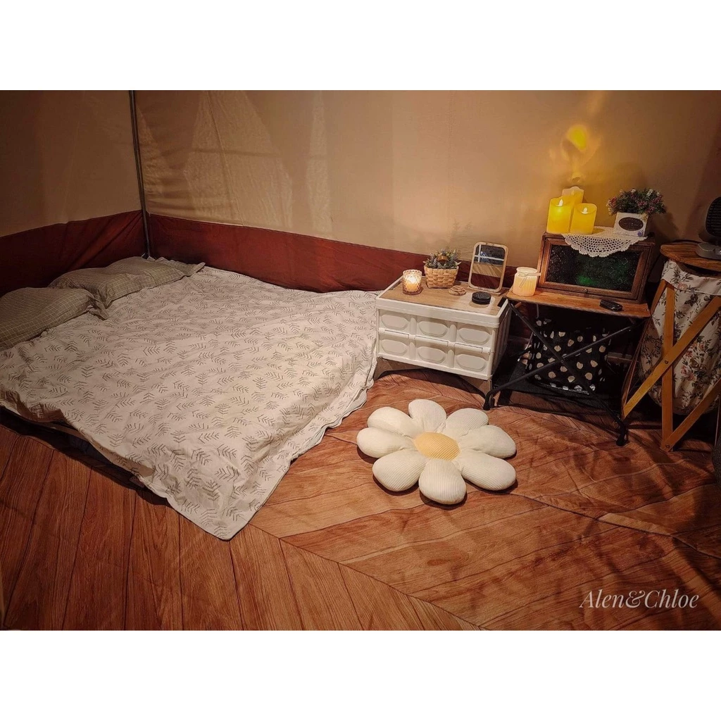 【綠色工場】 Campanimal 特殊色魚骨木紋 地墊 野餐墊 防潮地布 防水墊 帳篷內墊 內地墊 露營地墊