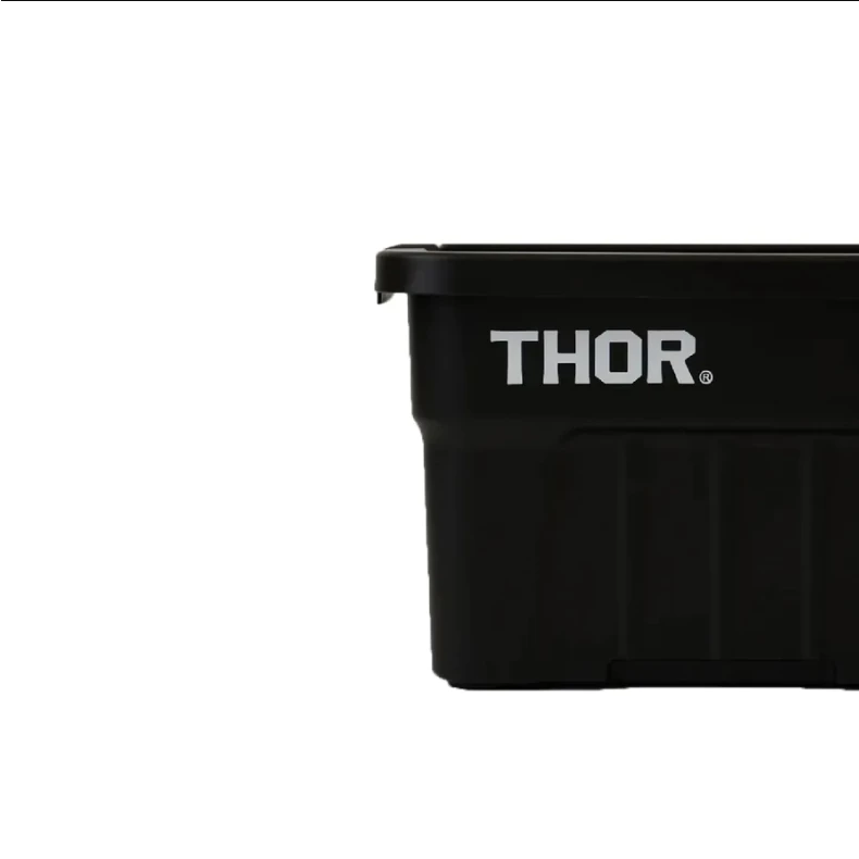 THOR 日本限定 Large Totes With Lid 22L 多功能層疊方形收納箱【綠色工場】收納箱 置物箱