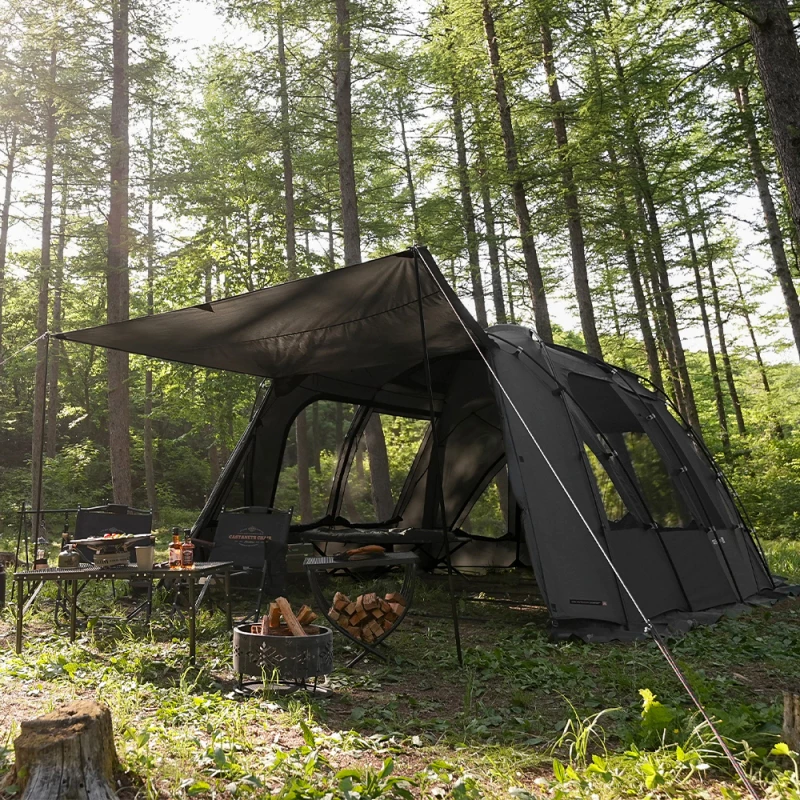 KAZMI KZM ATTICA ROYAL B 阿提卡豪華別墅帳【綠色工場】別墅帳 一房一廳 黑膠帳 隧道帳 四季帳