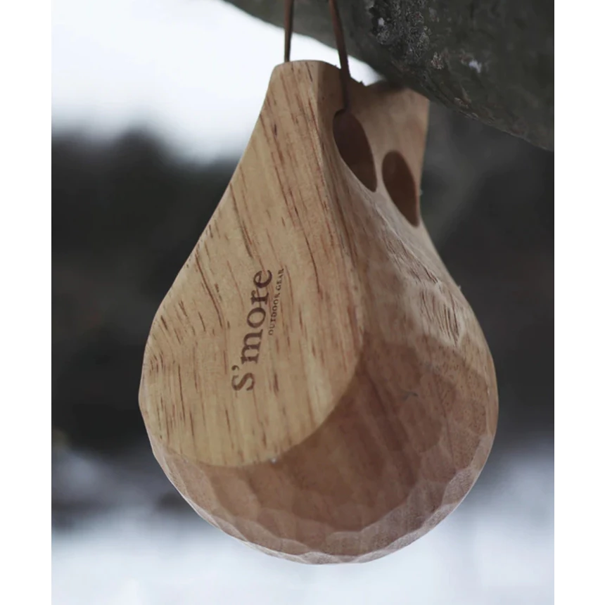 天然木馬克杯【綠色工場】實木杯 木杯 木質杯子 提柄杯 水杯 茶杯 橡木杯 天然橡膠木馬克杯