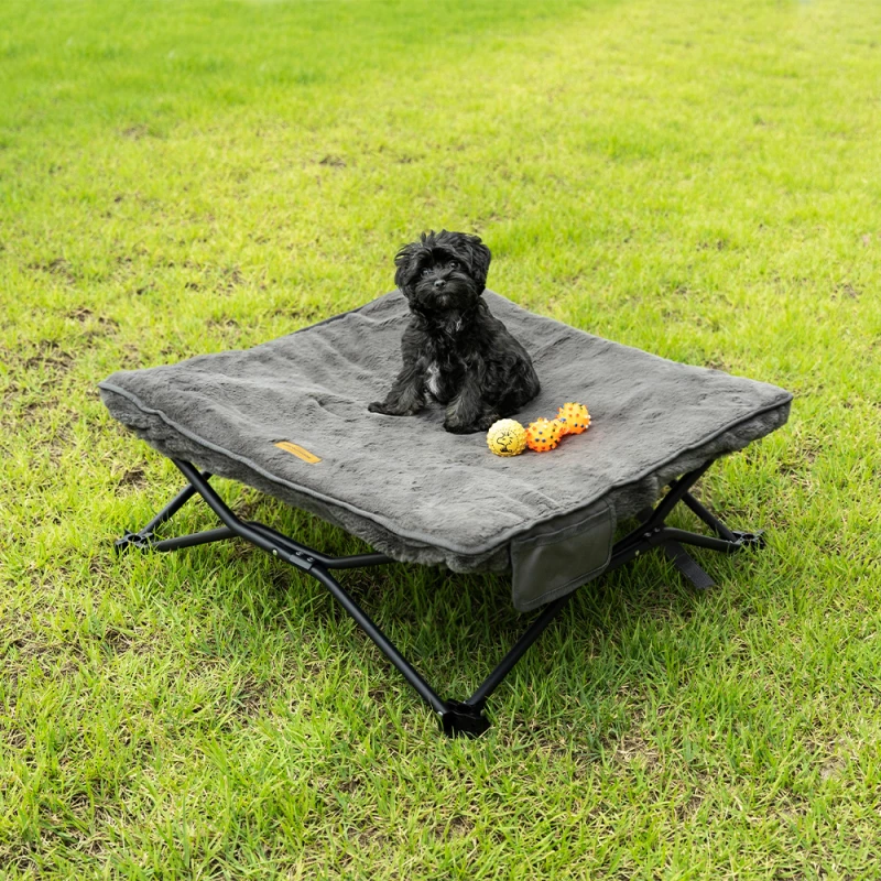 KZM 攜帶式寵物行軍床【綠色工場】寵物椅 毛小孩坐椅 寵物飛行床 寵物坐墊 鋁合金骨架 可直接清洗 附收納袋