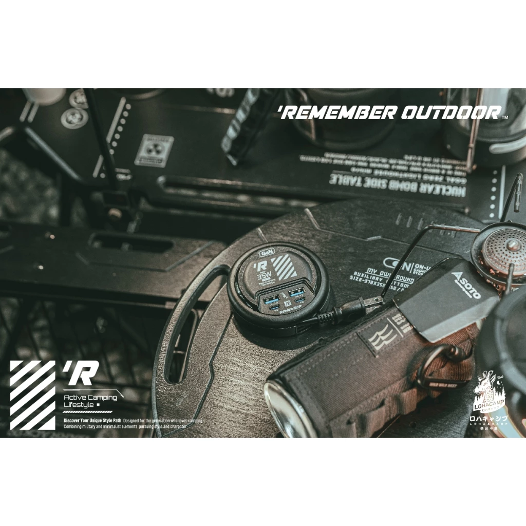 樂活不露 氮化鎵閥充電源供應器【綠色工場】EC-04 USB充電線 Type-C孔位 可同時充電多個裝置 手機平板充電器