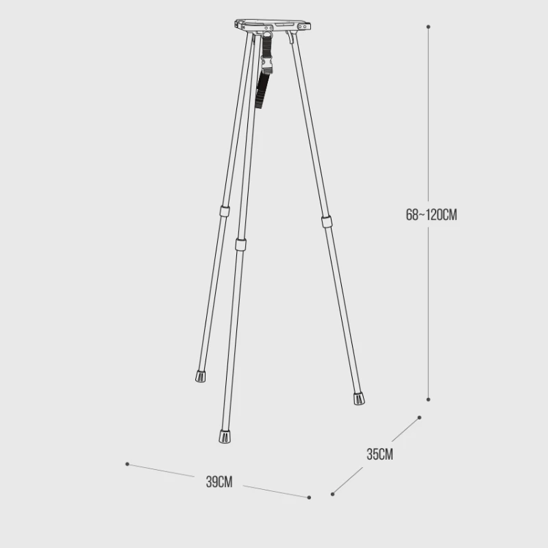KZM ONE SERIES 三角吊掛架【綠色工場】三角掛架 掛物桌 三角桌 鋁合金桌 黑化 韓國選物