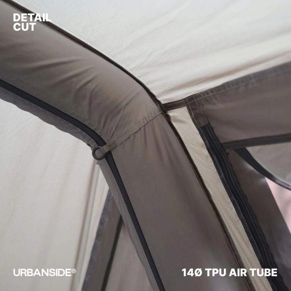 URBANSIDE｜EASY CABIN AIR TENT｜充氣式隧道帳 【綠色工場】充氣帳 氣柱帳 一房一廳 帳篷