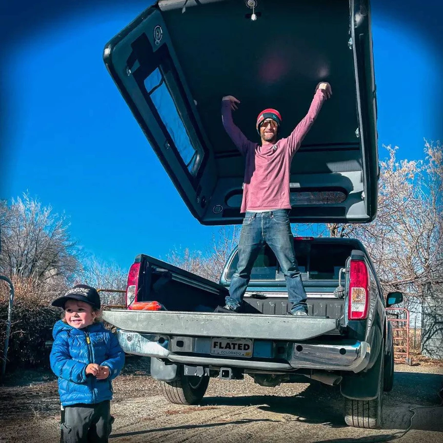 FLATED Air-CAP 充氣高蓋 5'Sm 平頂【綠色工場】 Hilux/Ranger 皮卡後斗蓋 皮卡改裝