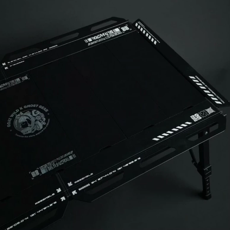 <早鳥限量優惠>GOAT 夜行3.5單元折疊戰術賽博風露營桌【綠色工場】IGT單元桌 黑化露營 戰術風格 廚房桌