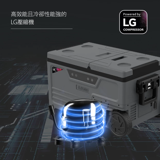 CLAYMORE 車載行動冰箱 55L【綠色工場】移動冰箱 攜帶式冰箱 露營冰箱 行動冰箱 總代理3年保固