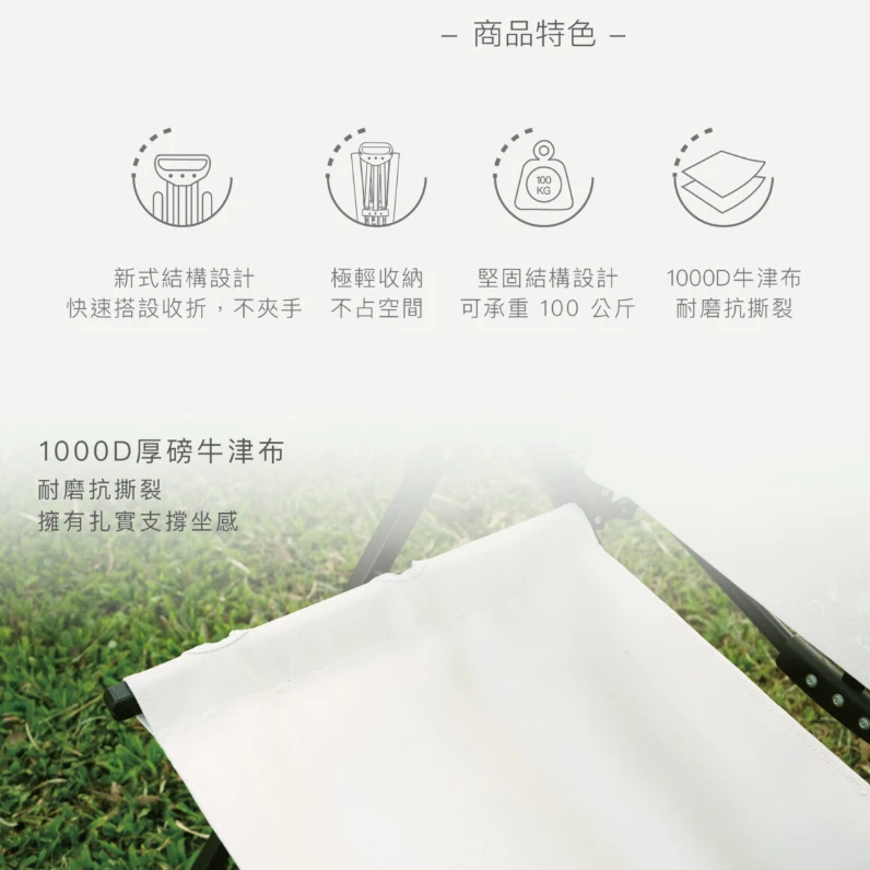 Metsä 米特薩 沐野極梭椅【綠色工場】露營椅 摺疊椅 秒開秒收椅 休閒椅 戶外椅 收納椅 快拆快收不夾手