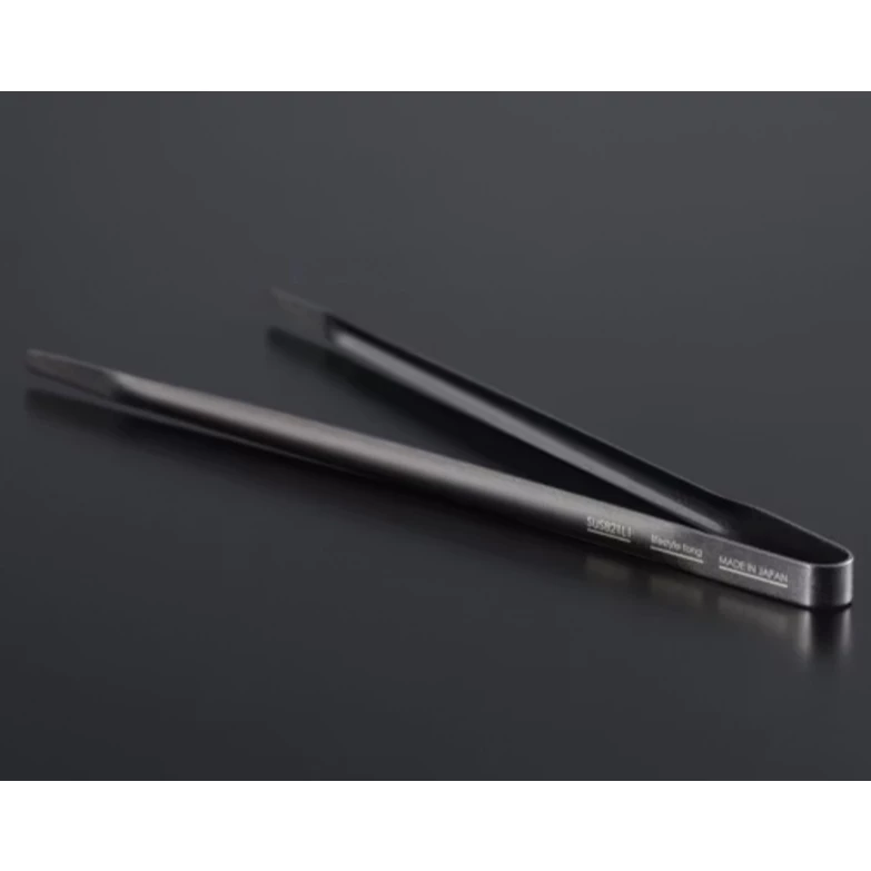 IDEA SEKIKAWA｜筷夾【綠色工場】日本燕三条製 不鏽鋼 公筷夾 料理夾 黑色/銀色 炊事用具 筷子