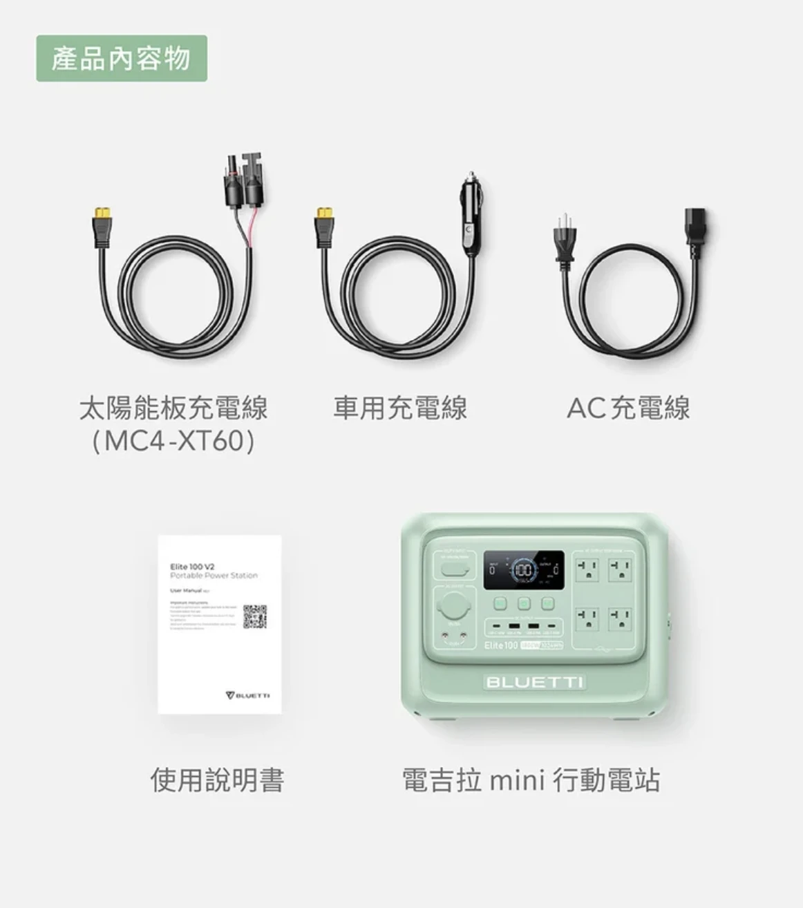 <早鳥預購贈袋,9/22發貨>【蔚藍星球BLUETTI】 電吉拉mini 儲能電站