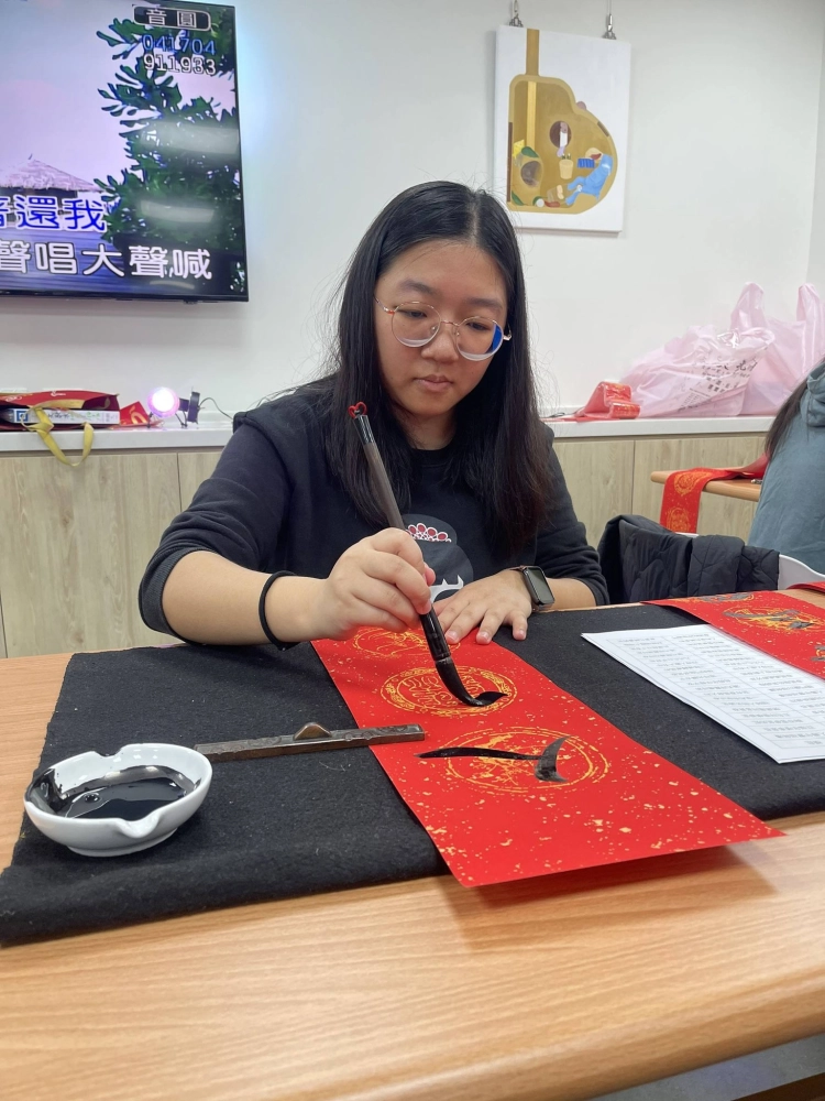 新春揮毫 圓滿成功