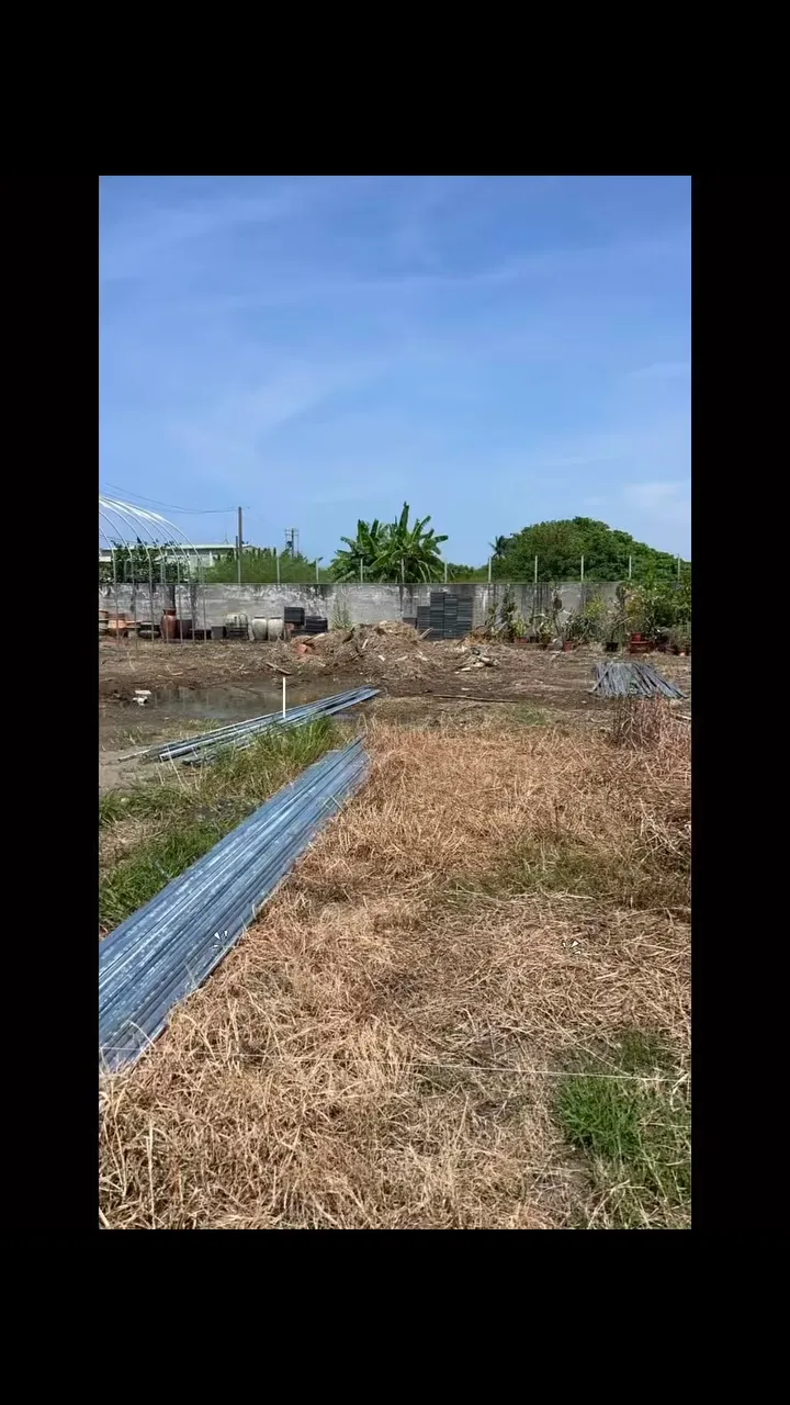 接到一場新的案子-小型溫室搭建/溫室花床施工