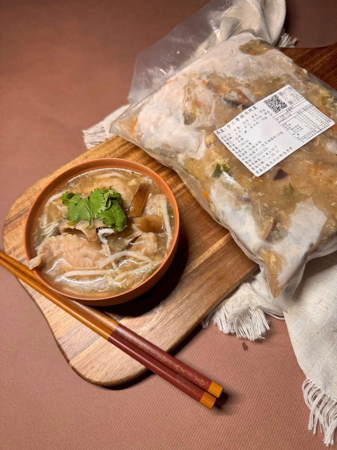 手工香菇赤肉羹湯