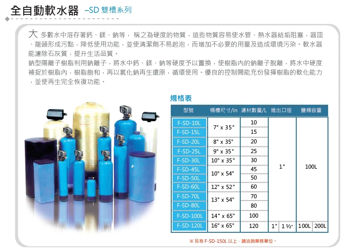全戶式軟水設備